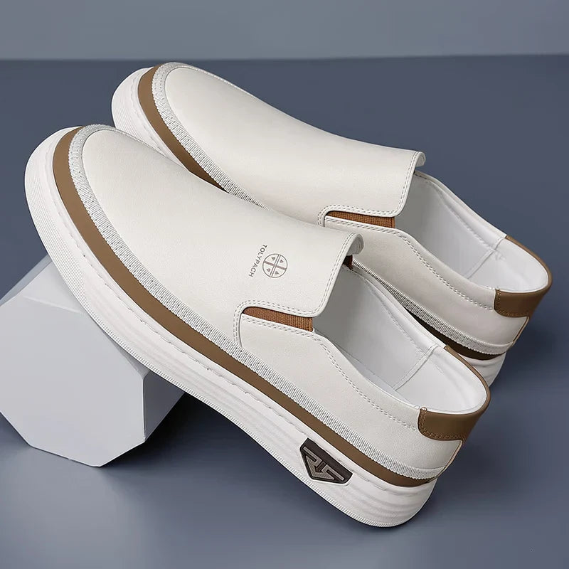 Optew Men’s Leather Loafers
