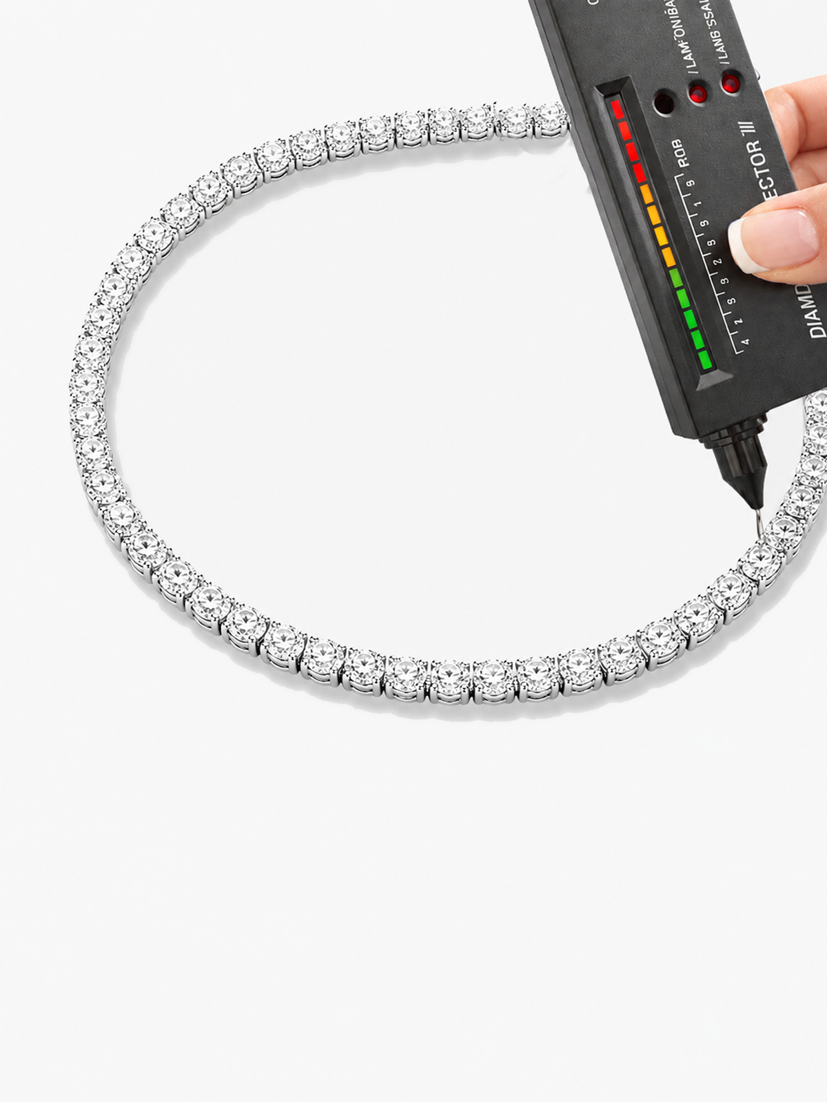 Sparkling Moissanite Tennis Bracelet, 5ct
