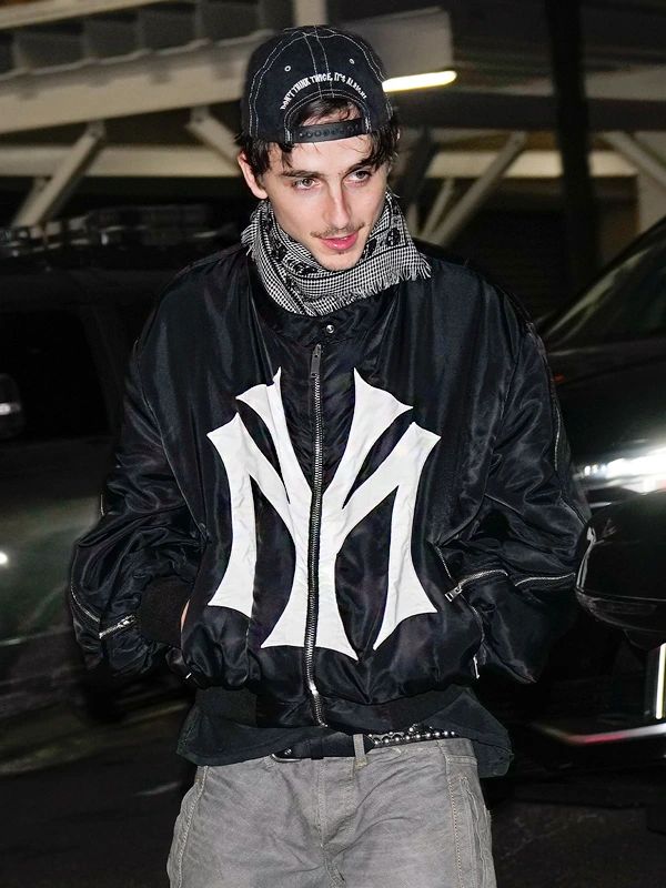 Timothee Chalamet NYC My City Bomber Jacket