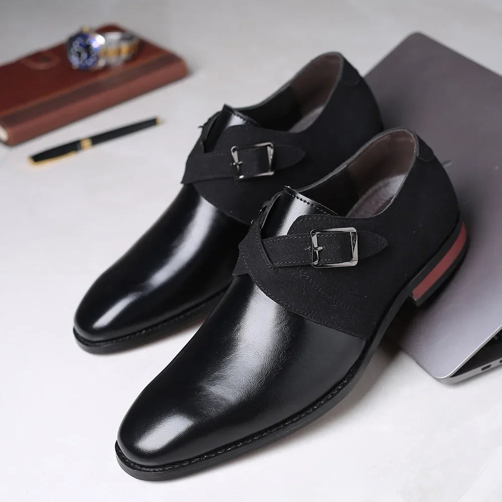 Optew Men’s Dual-Tone Suede Loafers