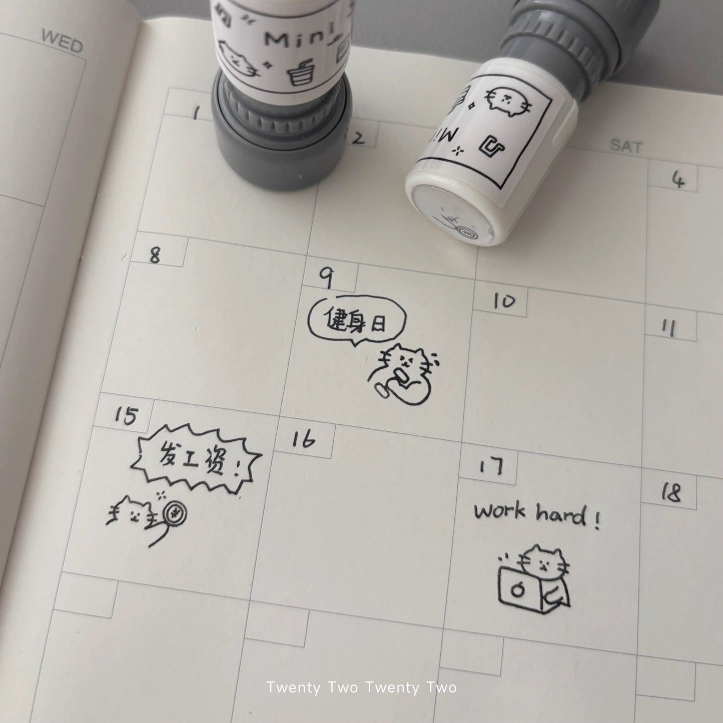 Twenty Two - Mini Portable Photosensitive Seal 1.0