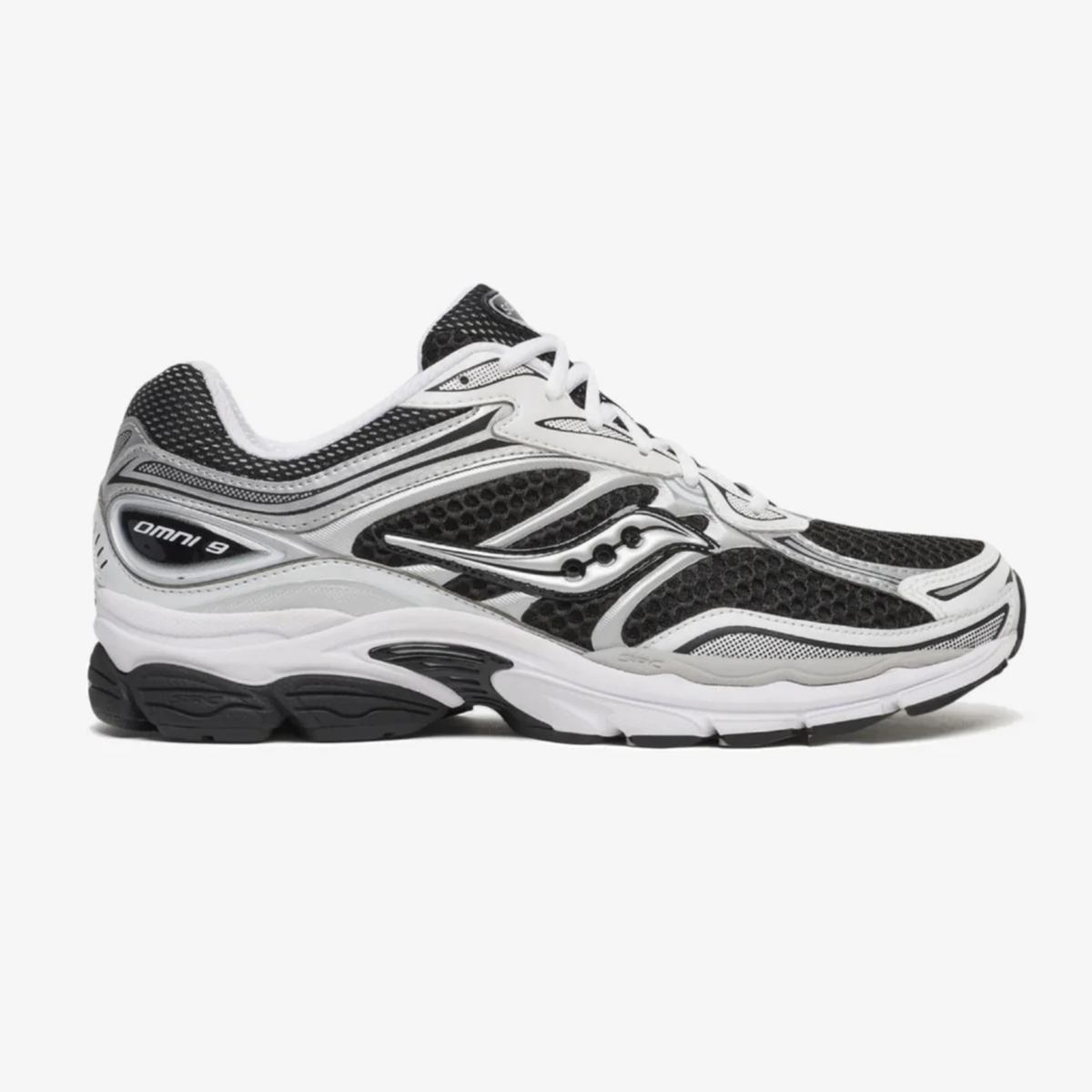 Saucony ProGrid Omni 9 Black White Sneakers