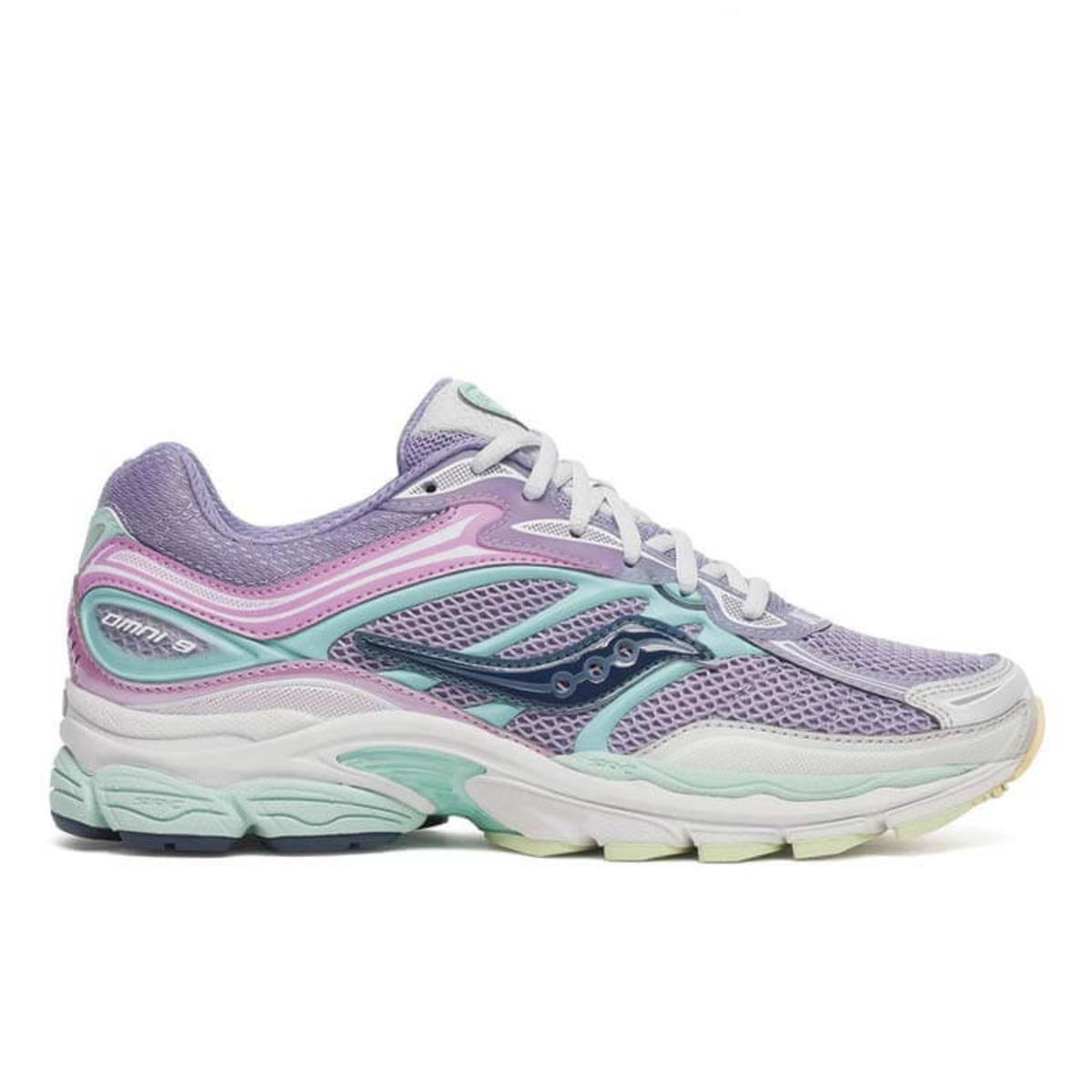 Saucony ProGrid Omni 9 Lime Wisteria Sneakers