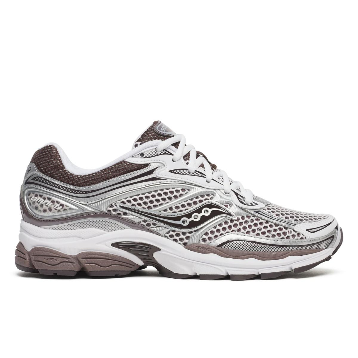 Saucony ProGrid Omni 9 White Brown Sneakers