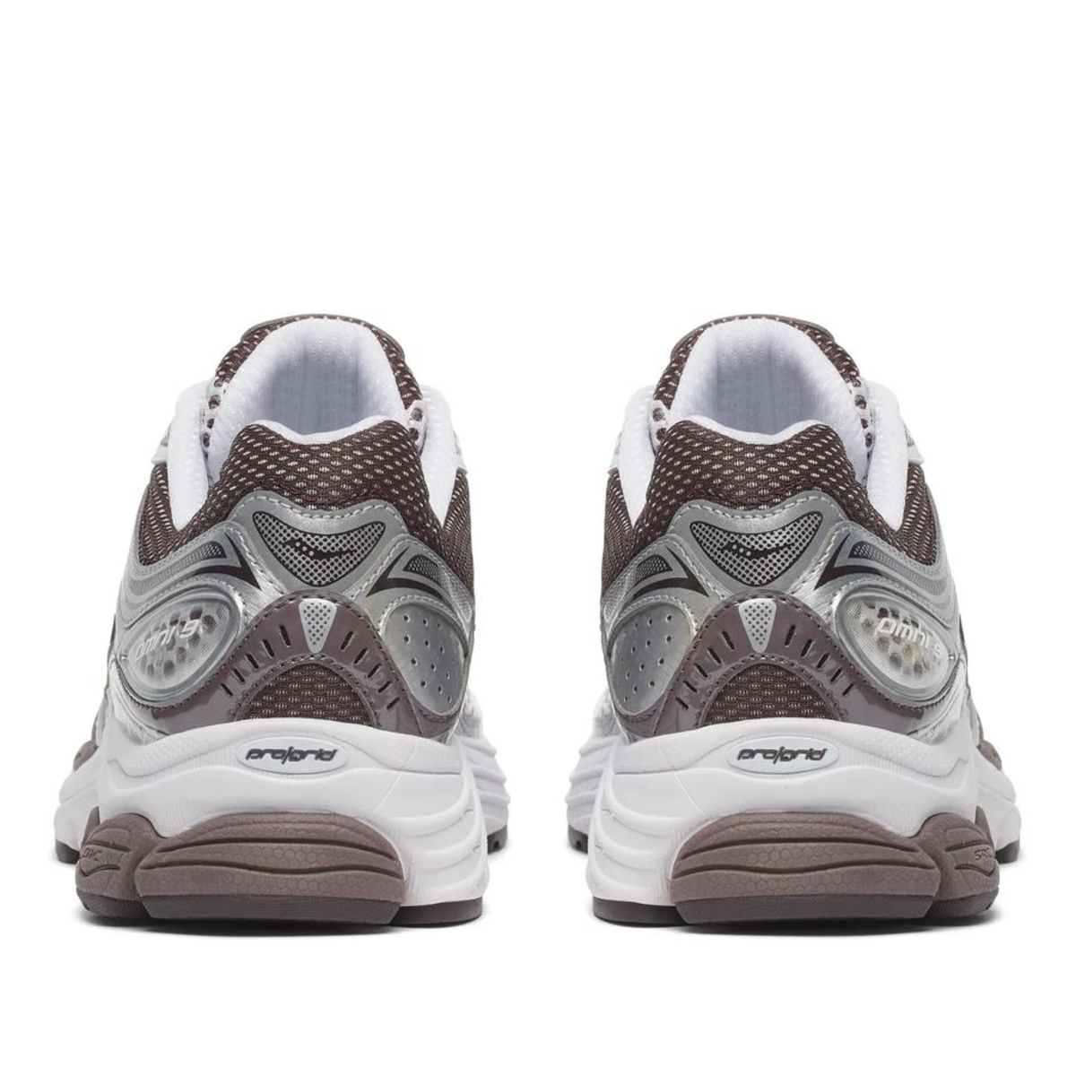 Saucony ProGrid Omni 9 White Brown Sneakers