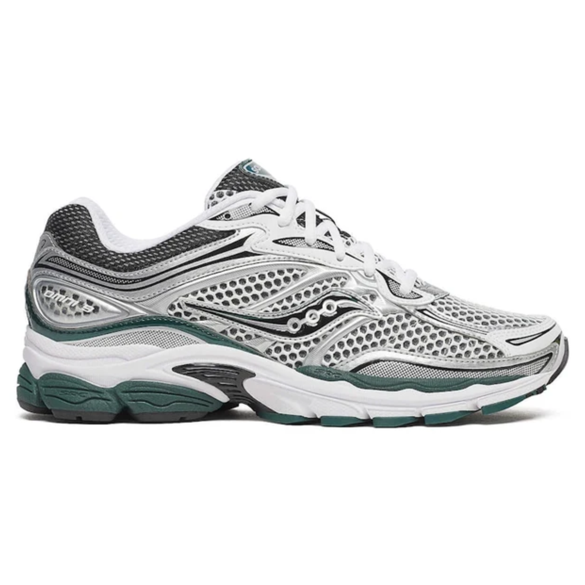 Saucony ProGrid Omni 9 White Pine Green Sneakers