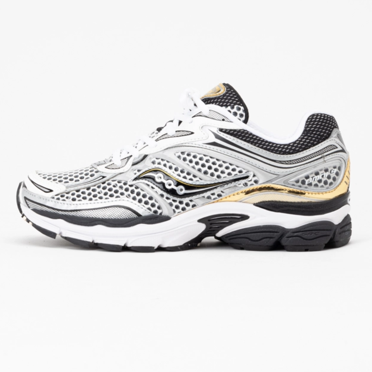 Saucony ProGrid Omni 9 Silver Gold Sneakers