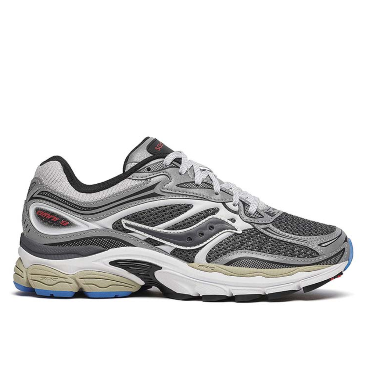 Saucony ProGrid Omni 9 Grey Silver Metallic Pack Sneakers