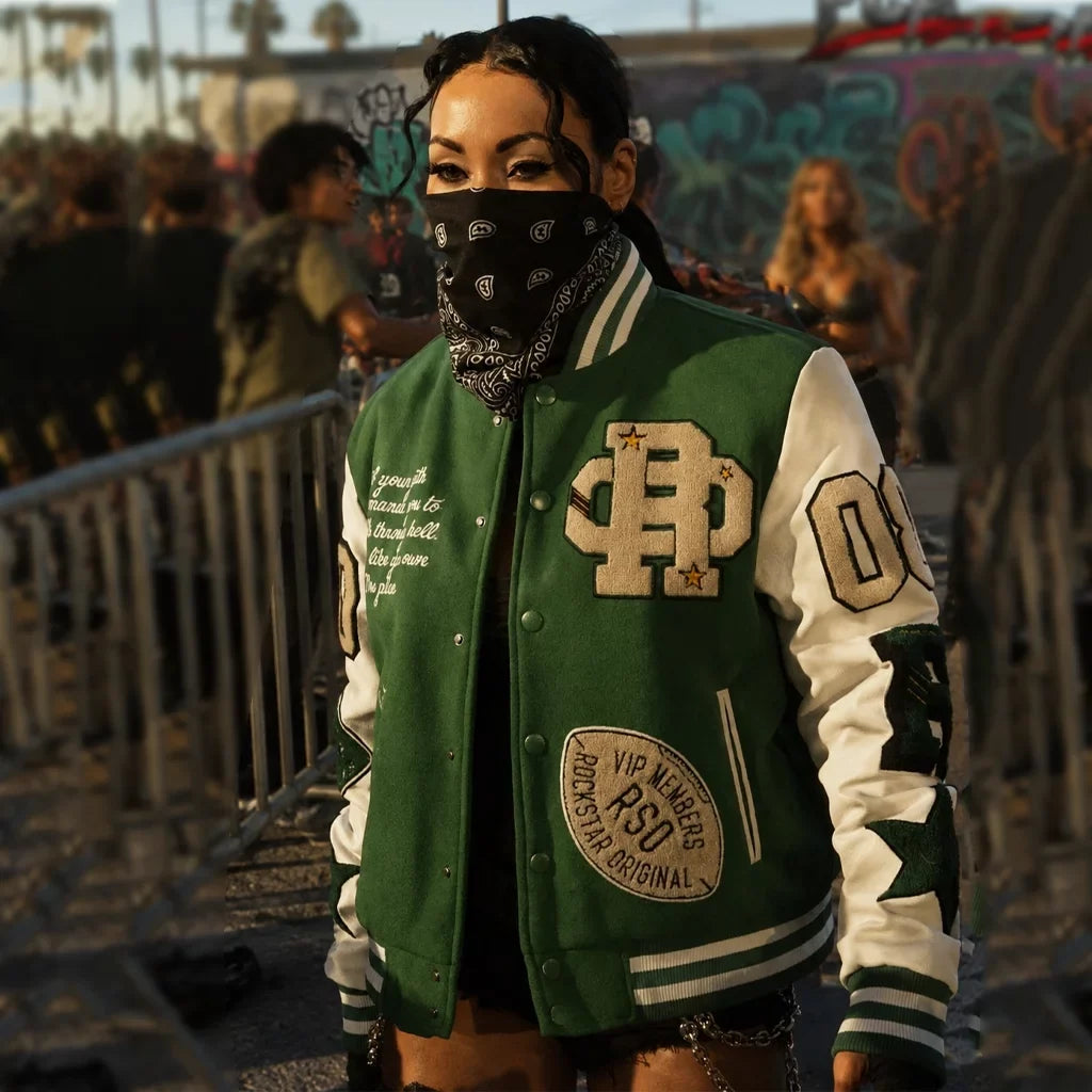 WWE SmackDown 2026 Mia Yim Green Varsity Jacket