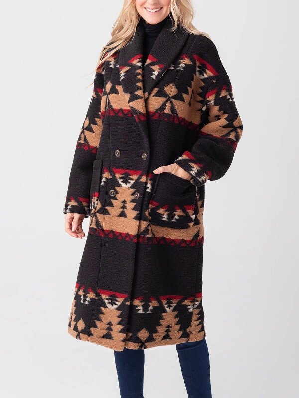 Yellowstone Beth Dutton Black Wool Coat