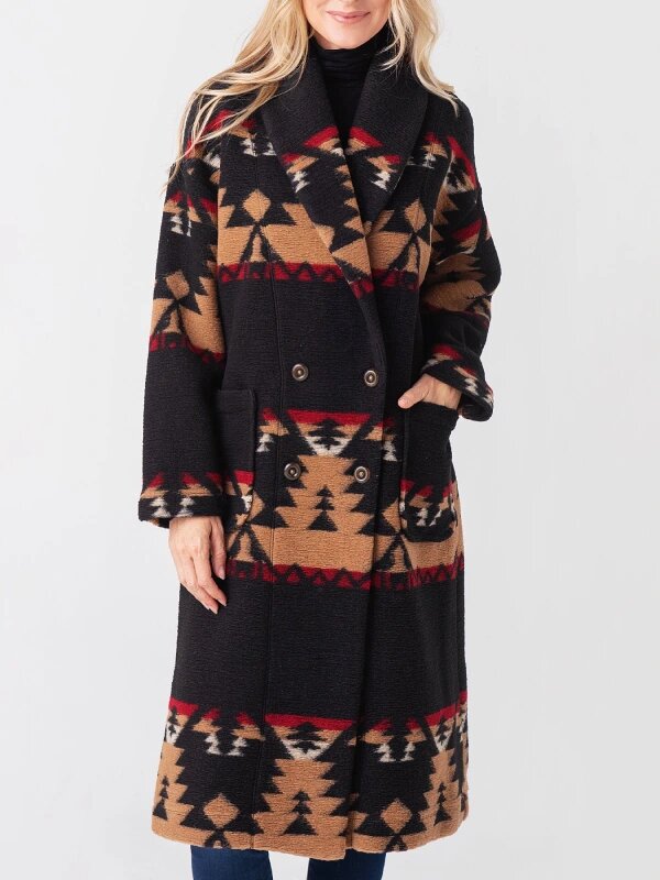 Yellowstone Beth Dutton Black Wool Coat