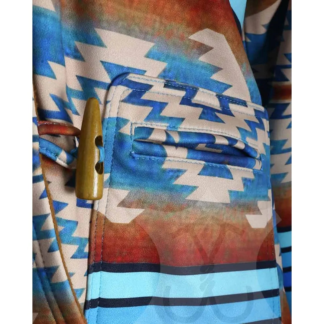 Yellowstone Beth Dutton Blue Hooded Coat