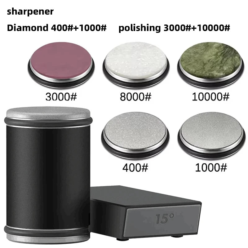 Easy 2-in-1 Sharpener with Magnetic Knife Storage | Premium Quality