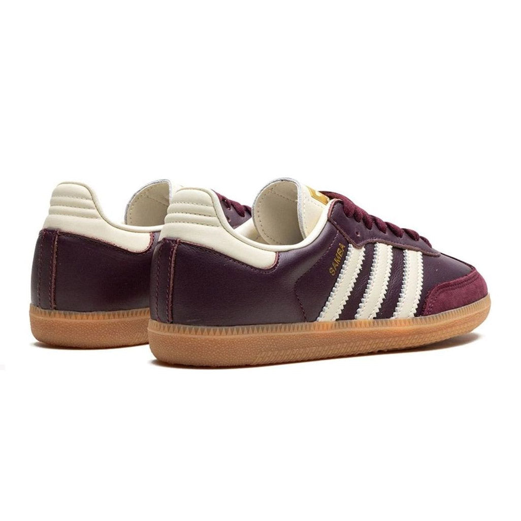 adidas Samba OG Maroon Gold Metallic (Women's) Trainers