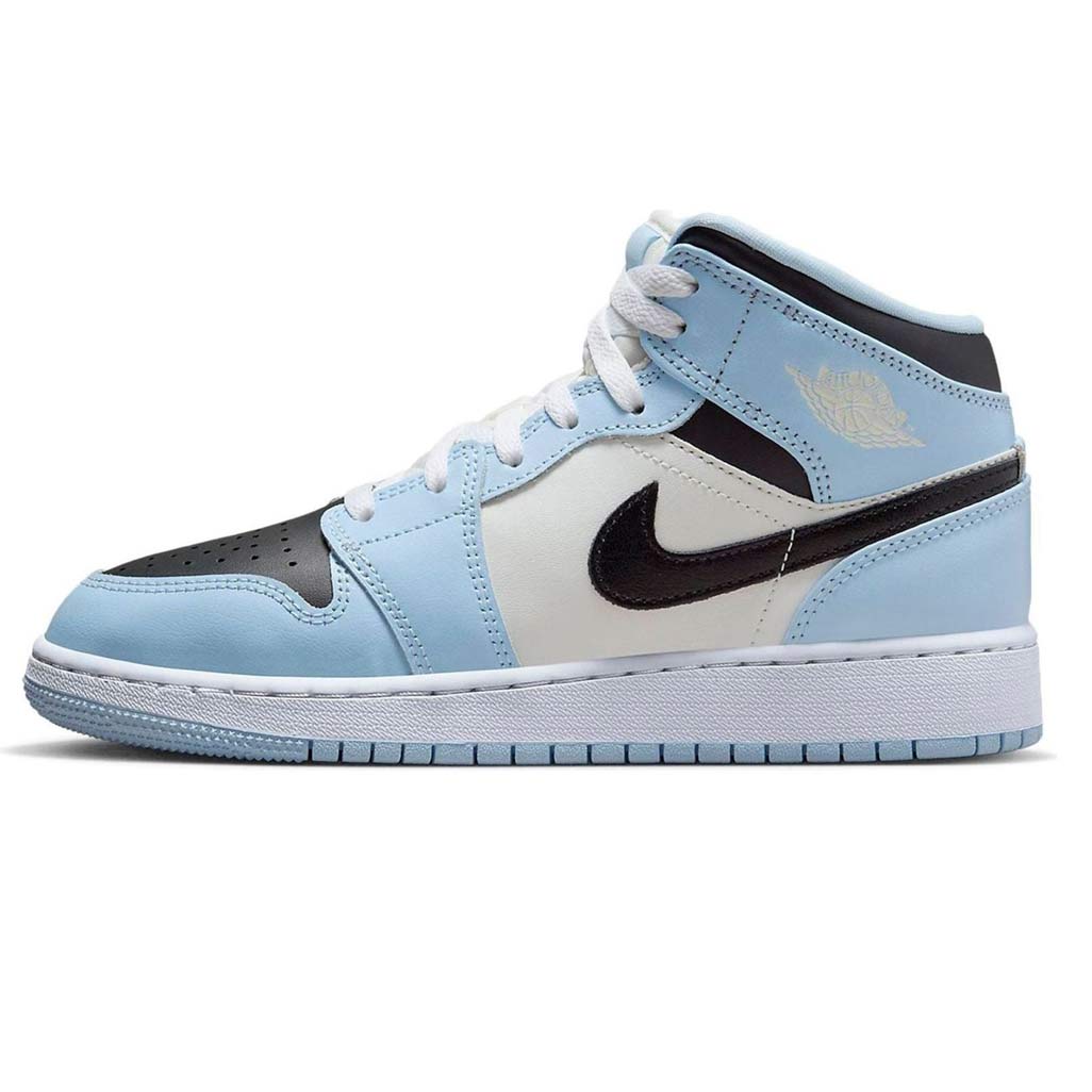 Air Jordan 1 Mid Ice Blue (GS) Trainers