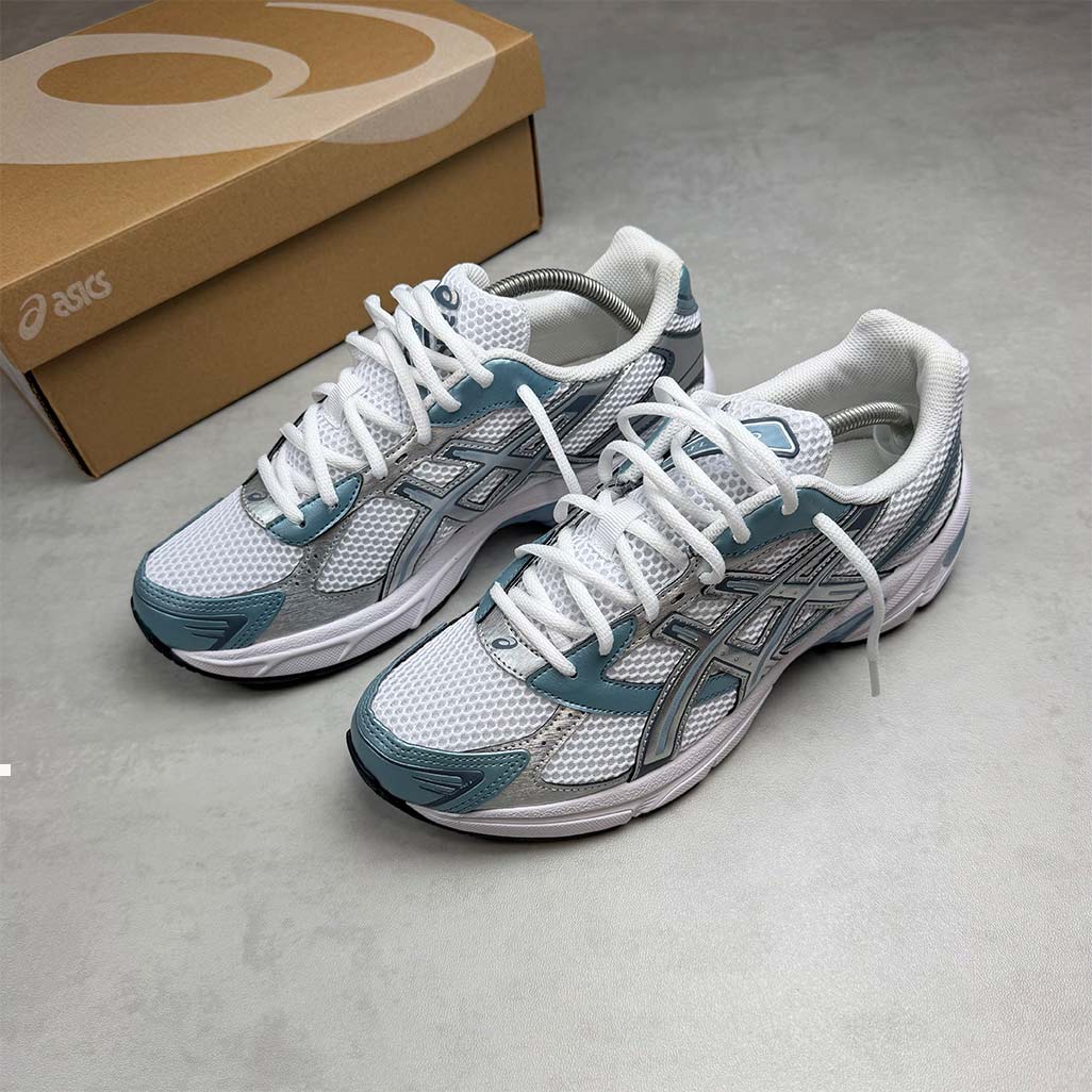 ASICS Gel-1130 White Shark Skin Trainers