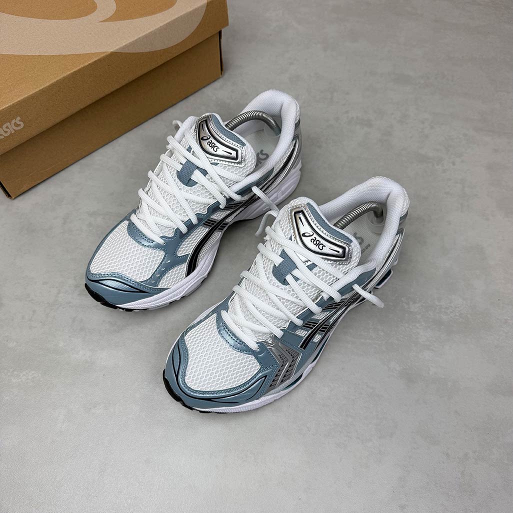 ASICS Gel-Kayano 14 White Fjord Grey Trainers