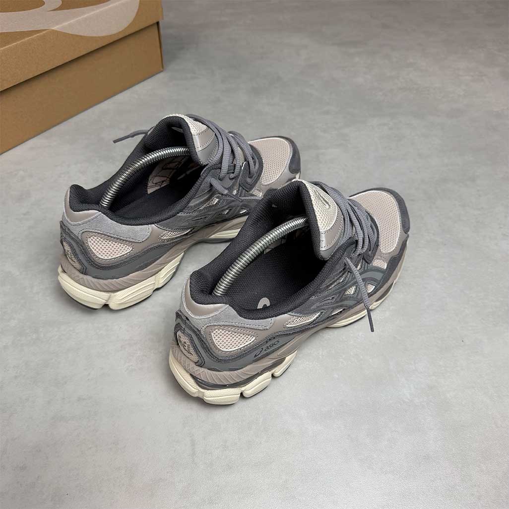 ASICS Gel-NYC Oatmeal Obsidian Grey Trainers