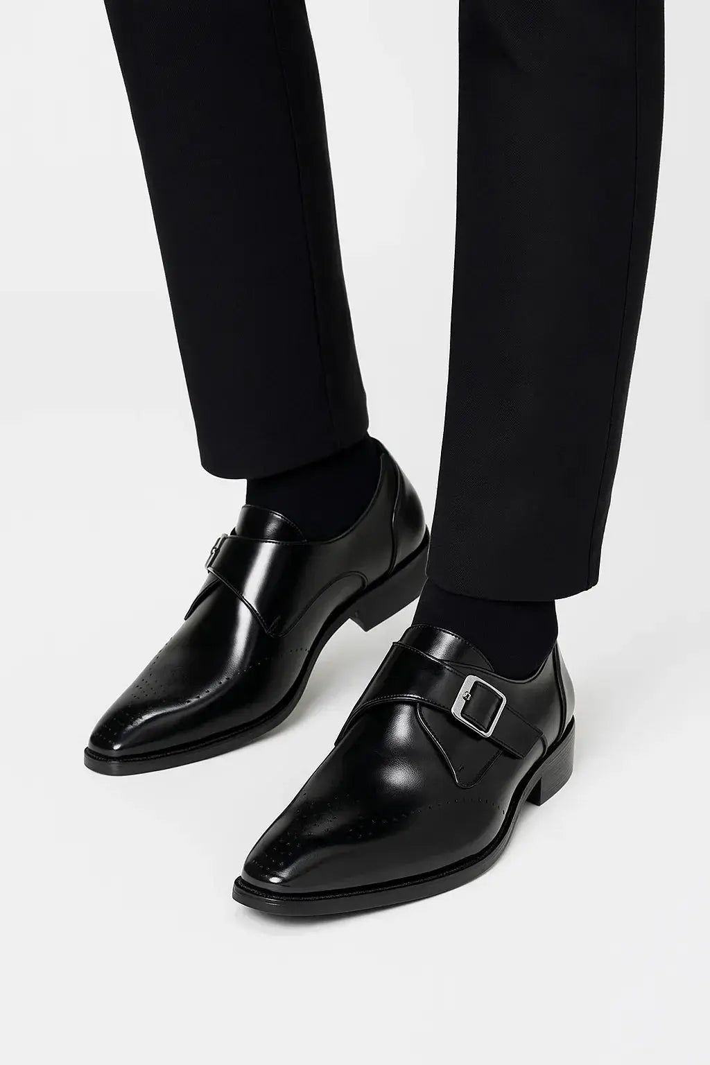 Optew Men's Loafers Leather Casual High-Quality Italian Dress Shoes for Weddings and Parties