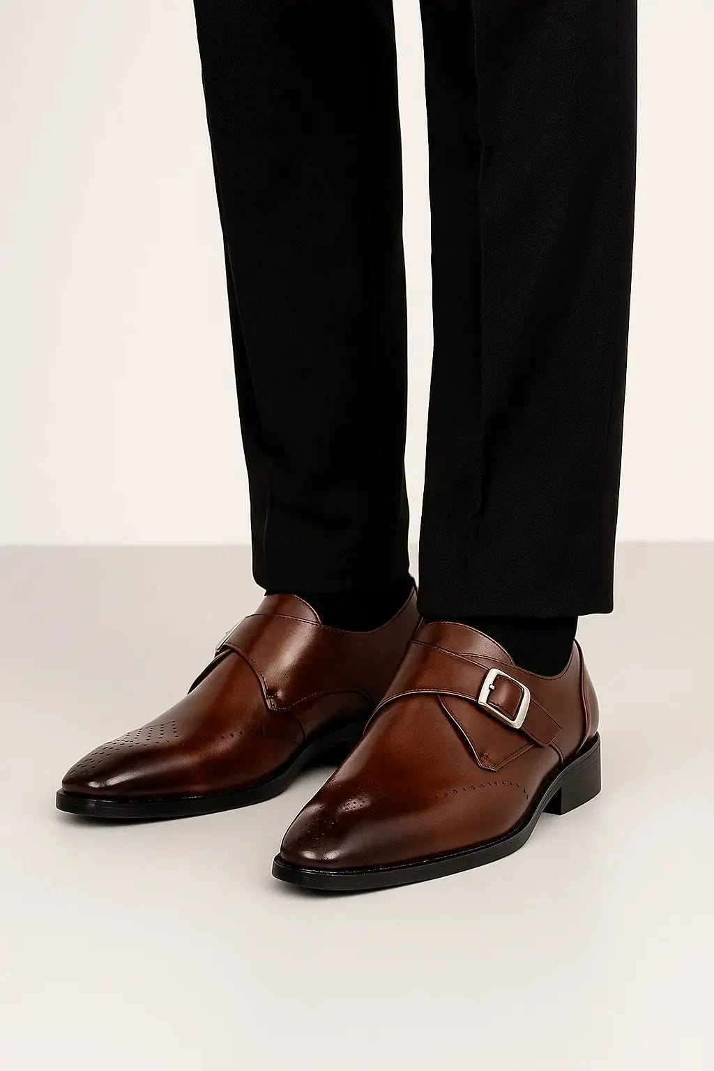 Optew Men's Loafers Leather Casual High-Quality Italian Dress Shoes for Weddings and Parties