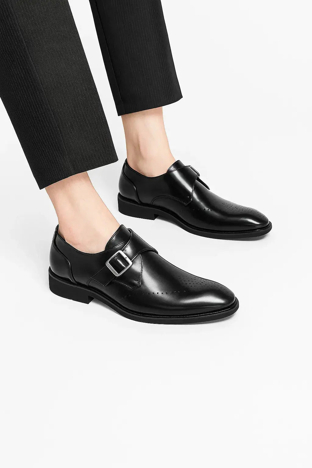 Optew Men's Loafers Leather Casual High-Quality Italian Dress Shoes for Weddings and Parties