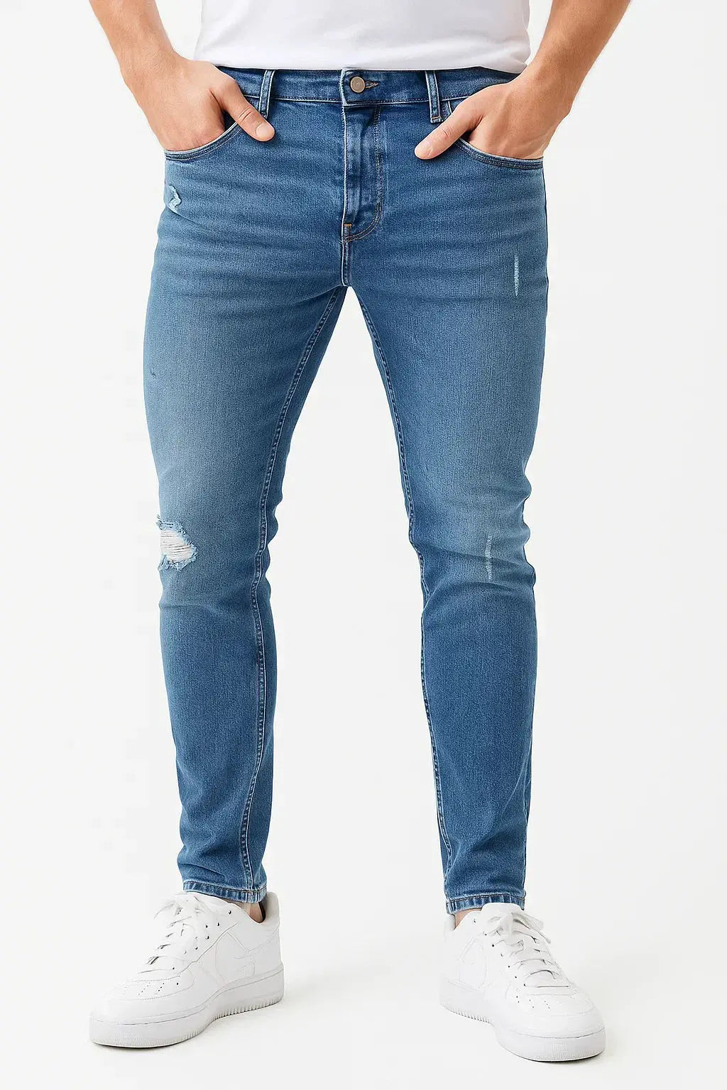 Optew Men's Jeans Slim Fit Stretch Denim