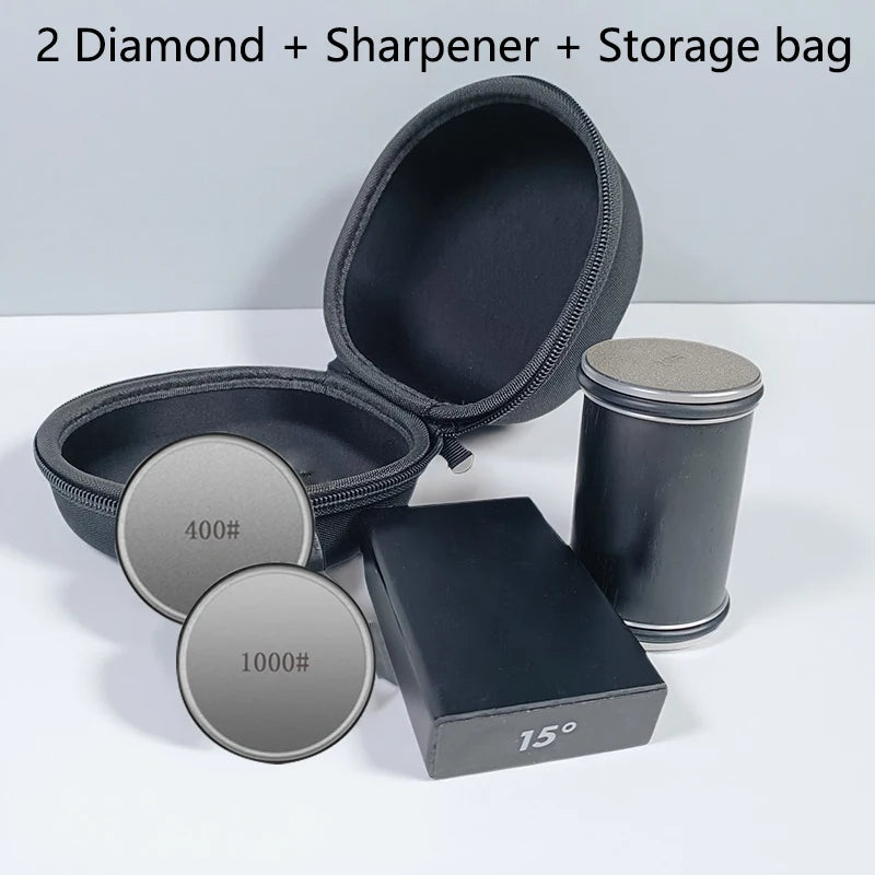 Easy 2-in-1 Sharpener with Magnetic Knife Storage | Premium Quality