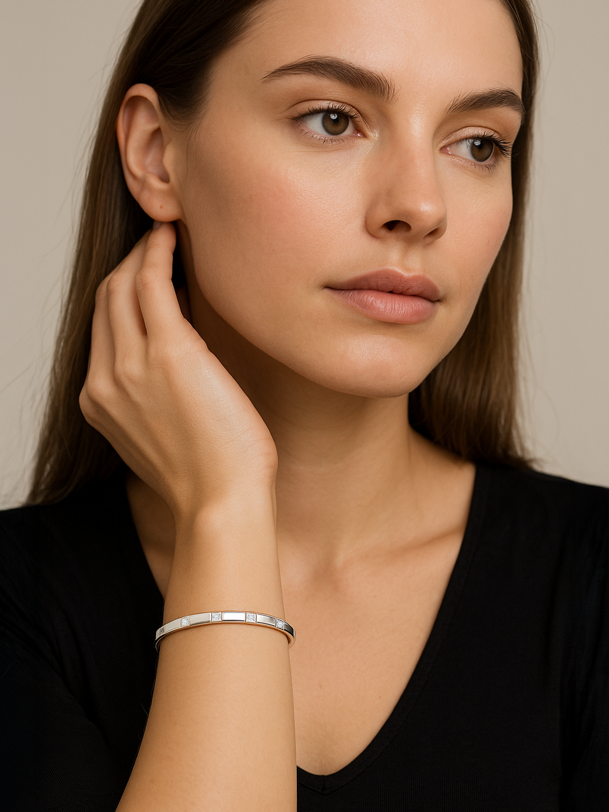 Gold Vermeil Bangle Bracelet