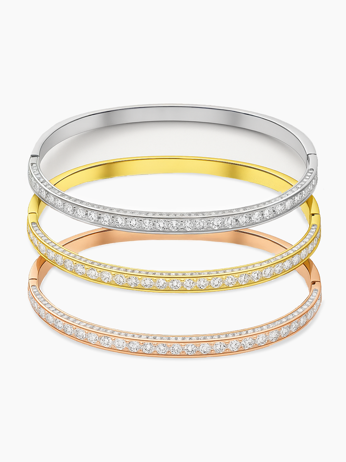 18K Gold Plated Bangle Bracelet