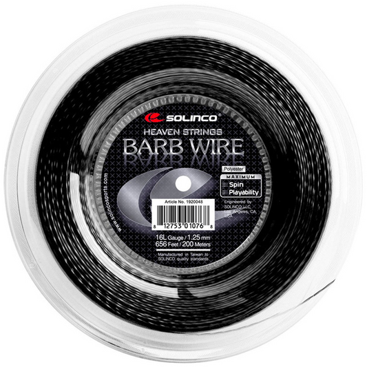 Solinco Barb Wire 200m Tennis String Reel