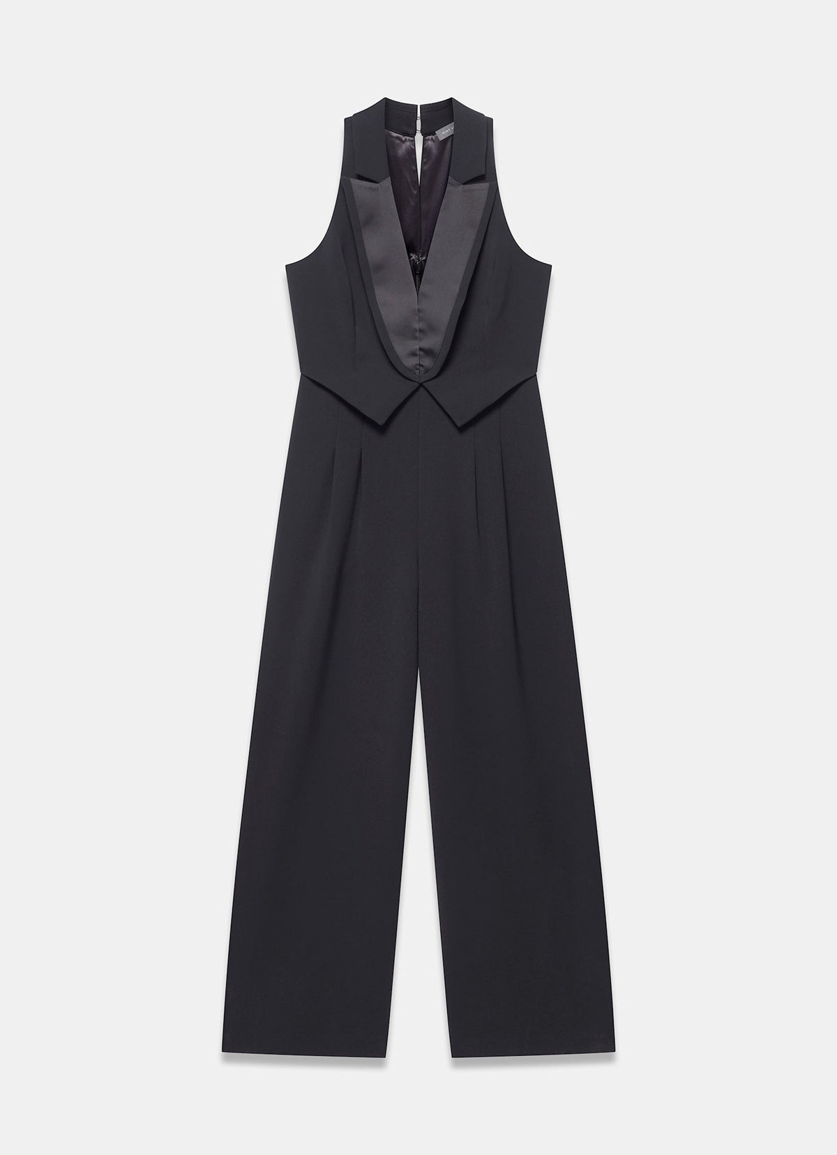 Tuxedo Jumpsuit in Black