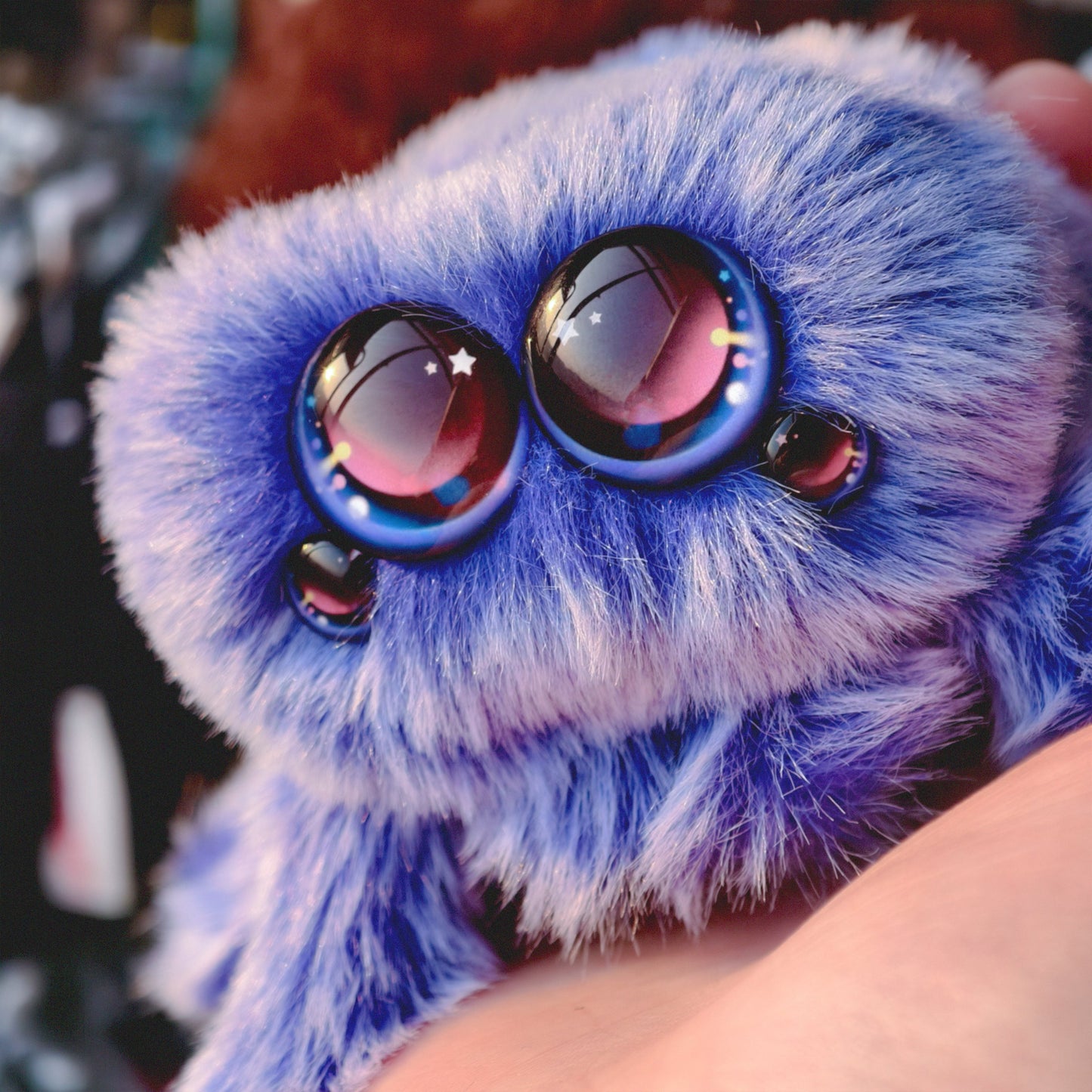 Snowball - Sapphire Blue Spider Plush Toy