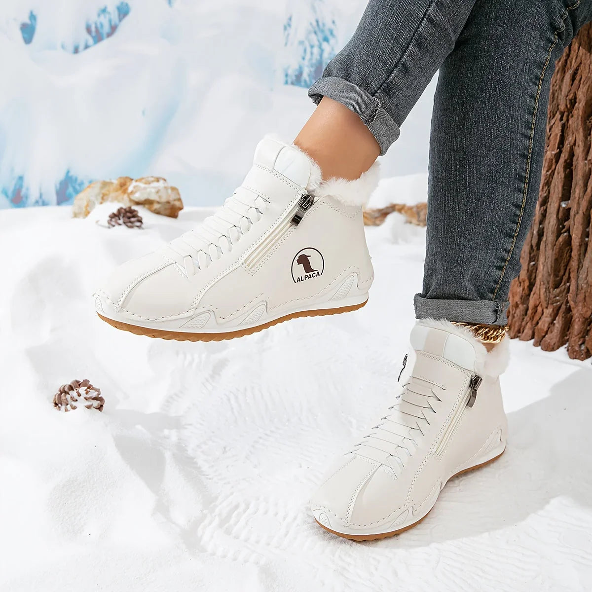 Boots For Women | Side Zip Orthopedic Snow Boots