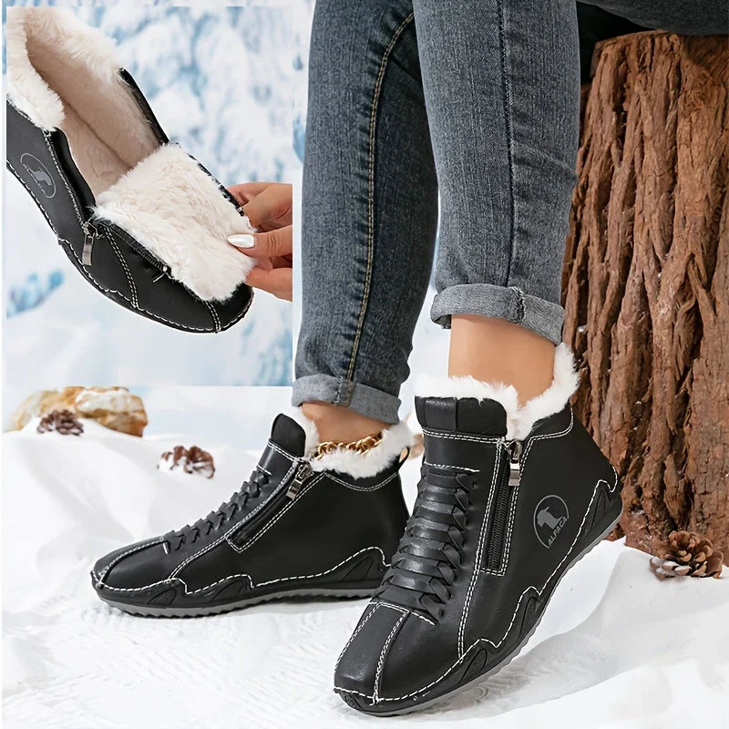 Boots For Women | Side Zip Orthopedic Snow Boots