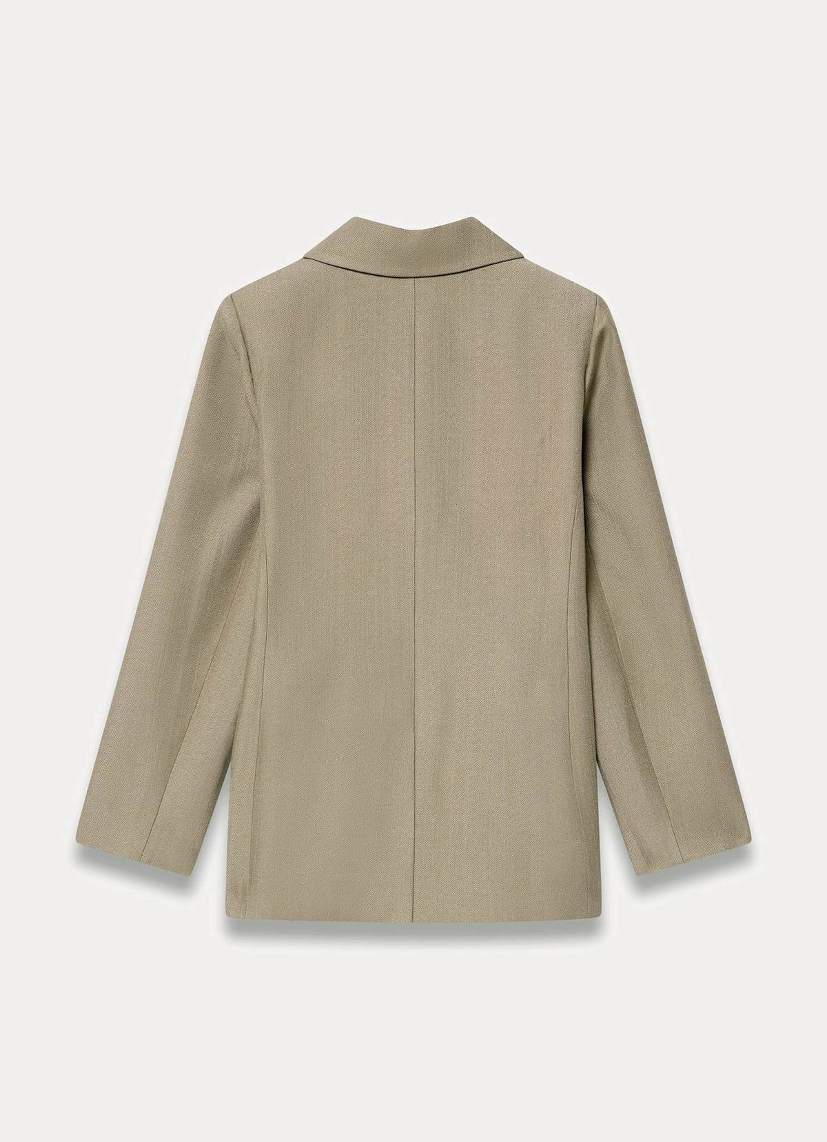Neutral Tailored Blazer with Shine