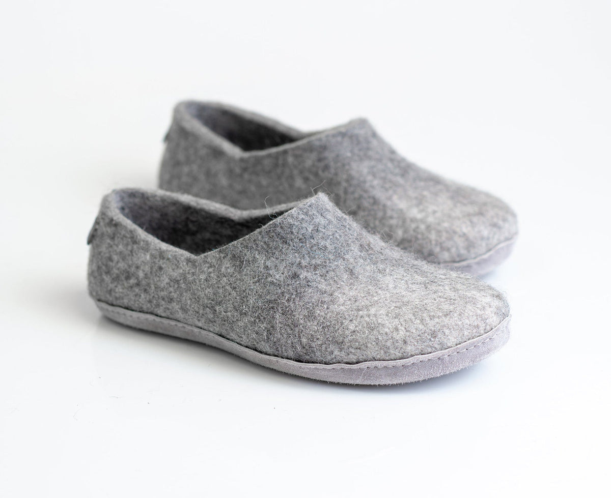Men's OMBRE Wool Clogs with Alpaca Wool
