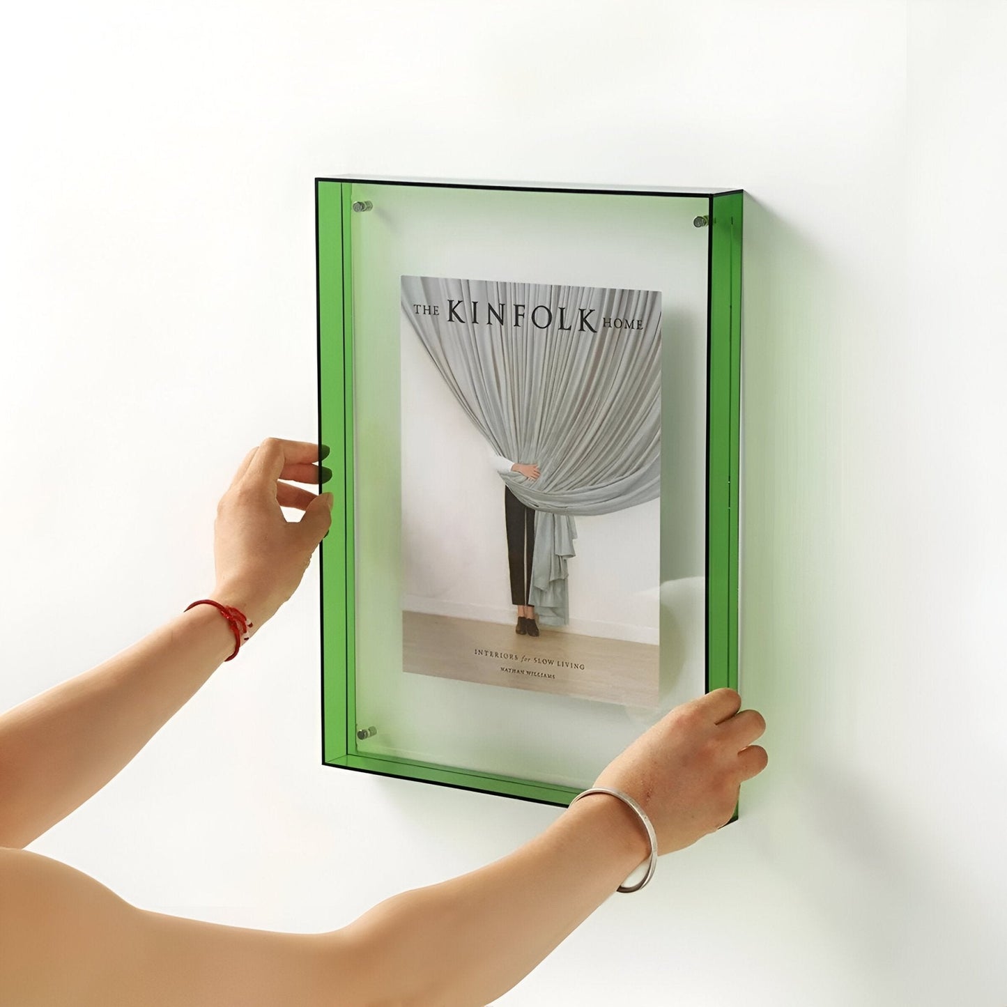 Vibrant Glass Picture Frame – Modern Display Holder | Premium Quality