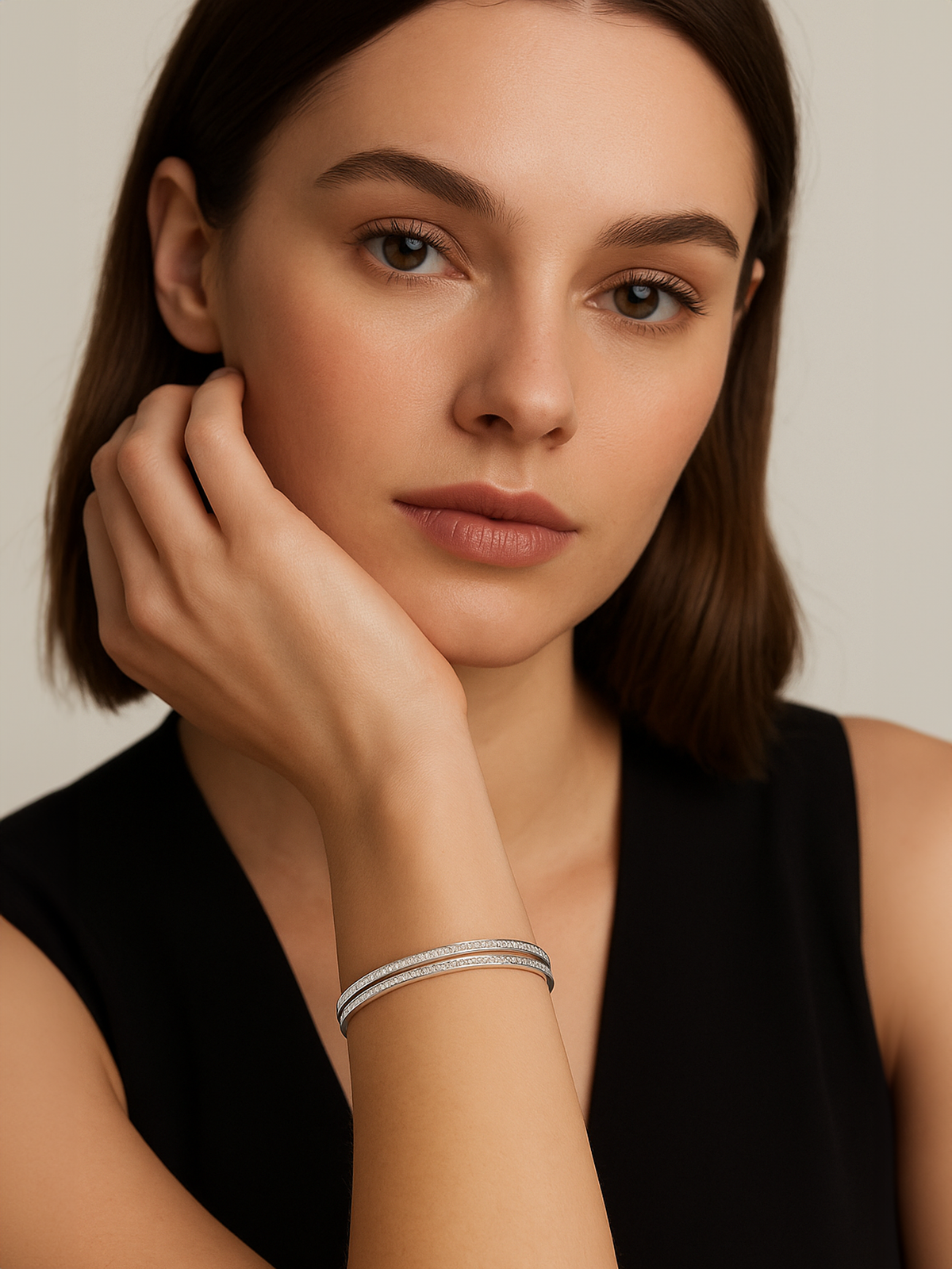 18K Gold Plated Bangle Bracelet