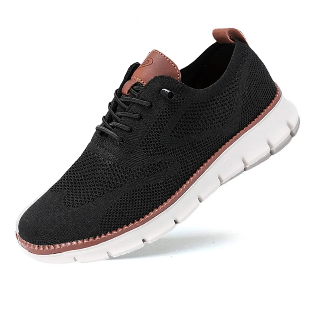 Optew Men’s Ultra-Cushioned Breathable Knit Sneakers