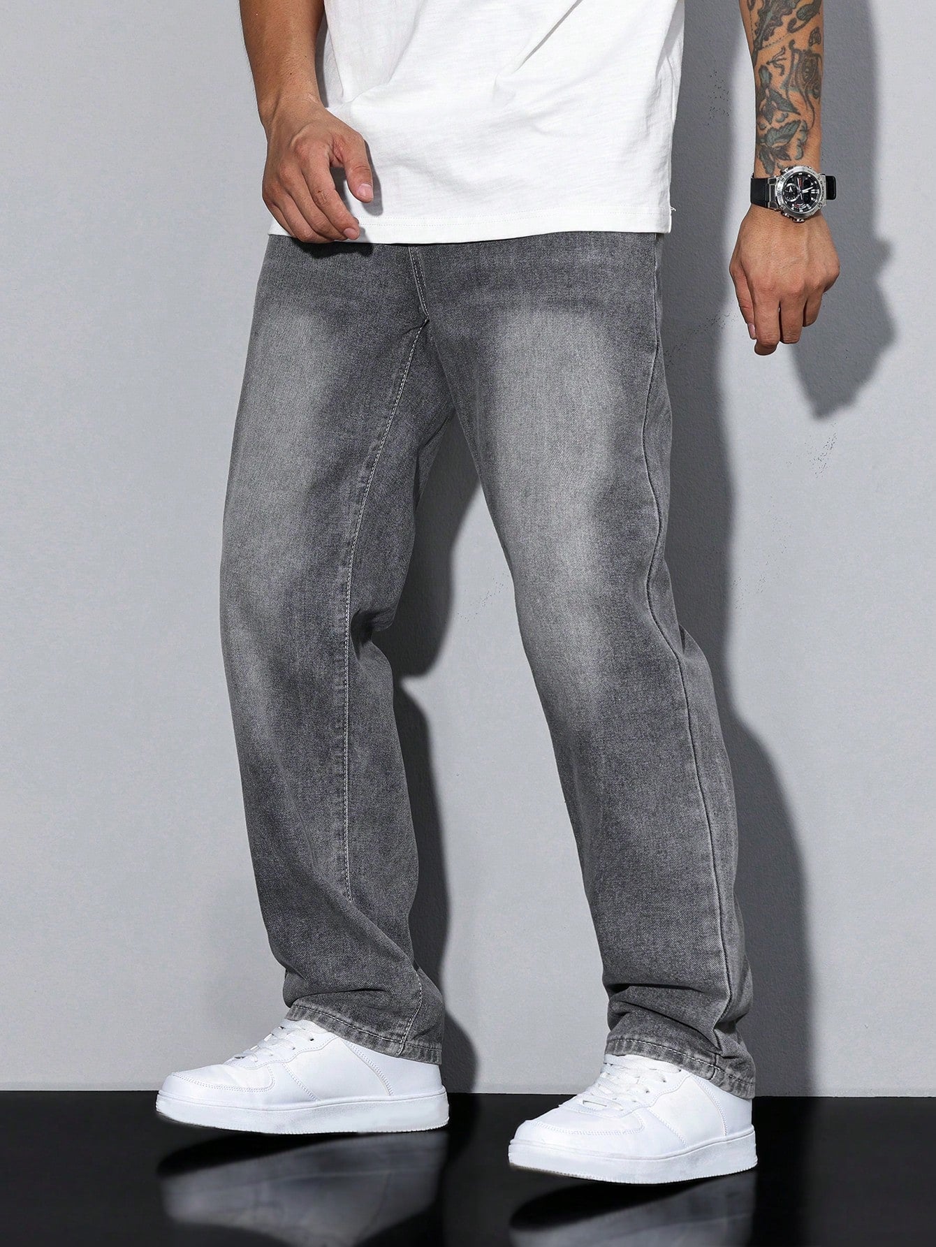 Optew Men’s Baggy Denim Jeans