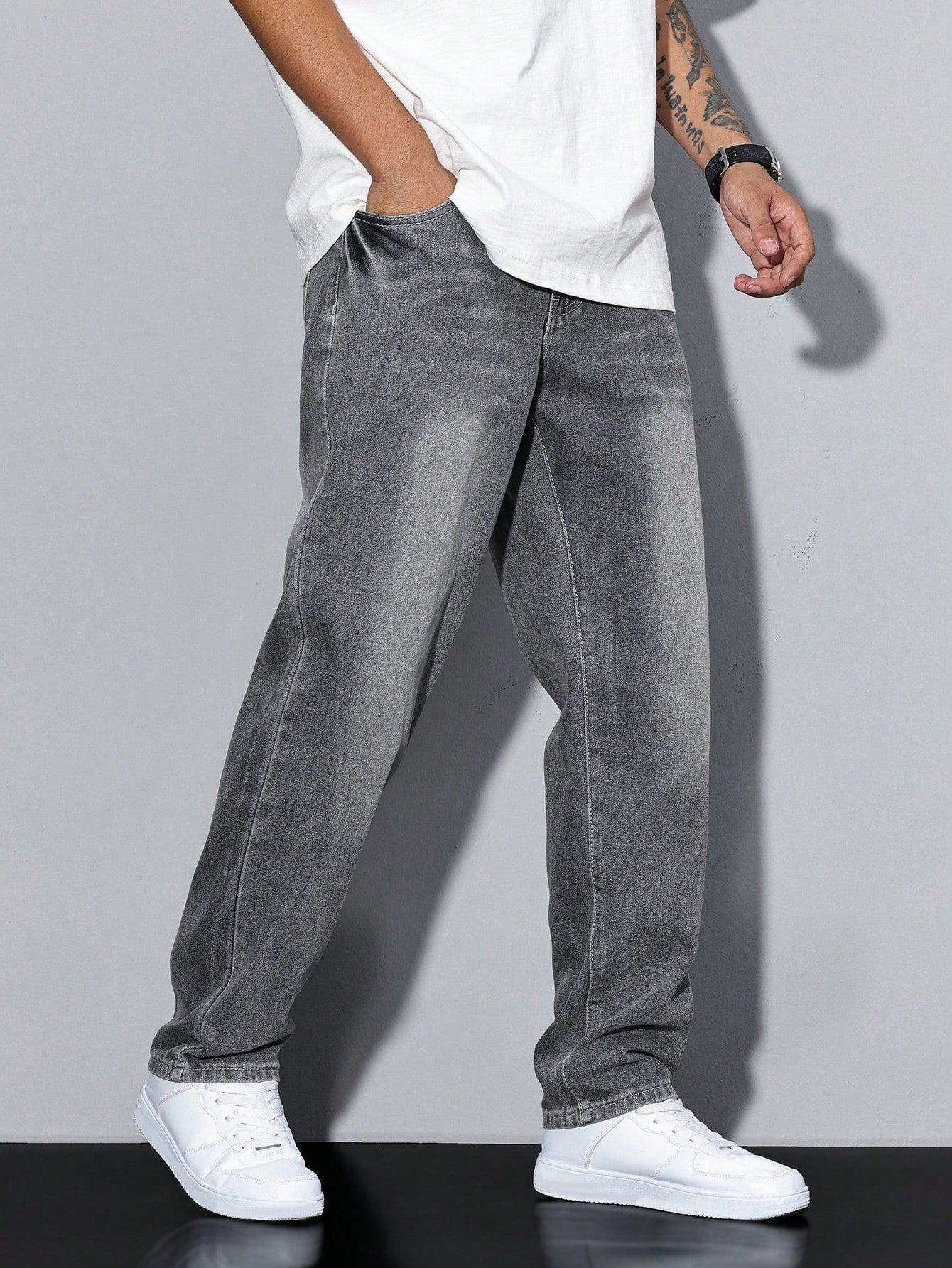 Optew Men’s Baggy Denim Jeans