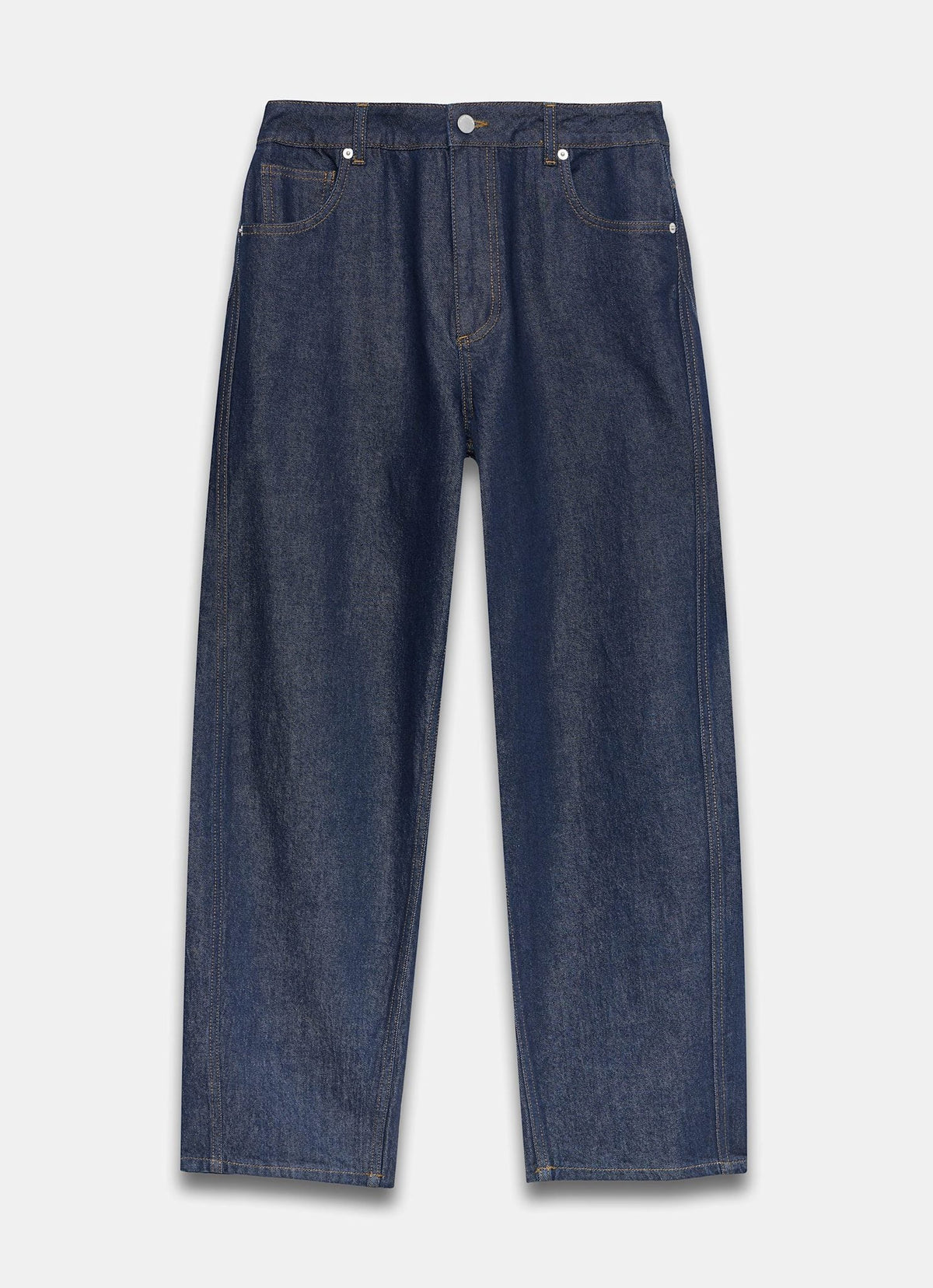Barrel Leg Jeans in Dark Indigo