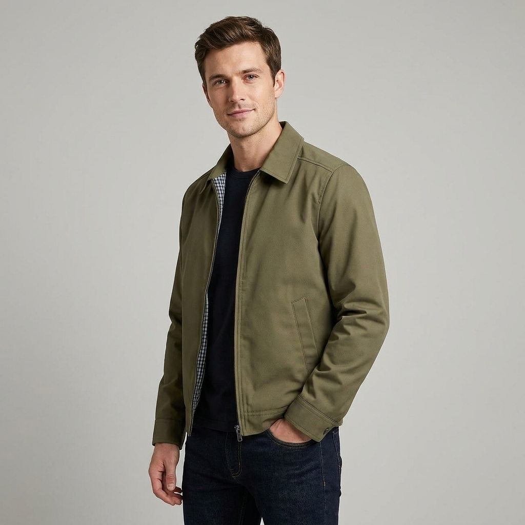 Optew Men’s Lined Classic Jacket