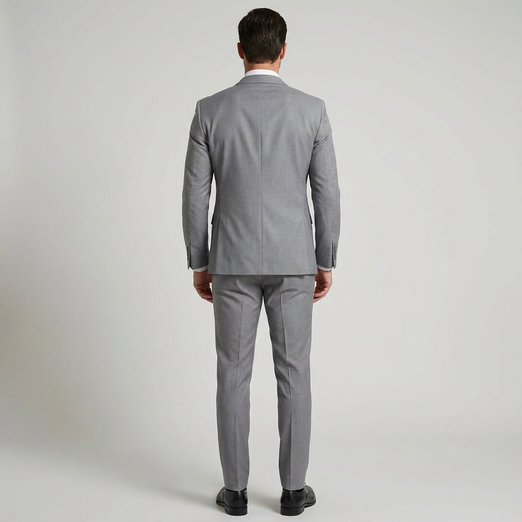 Optew Three-Piece Black Suit for Men for Weddings and Groomsmen