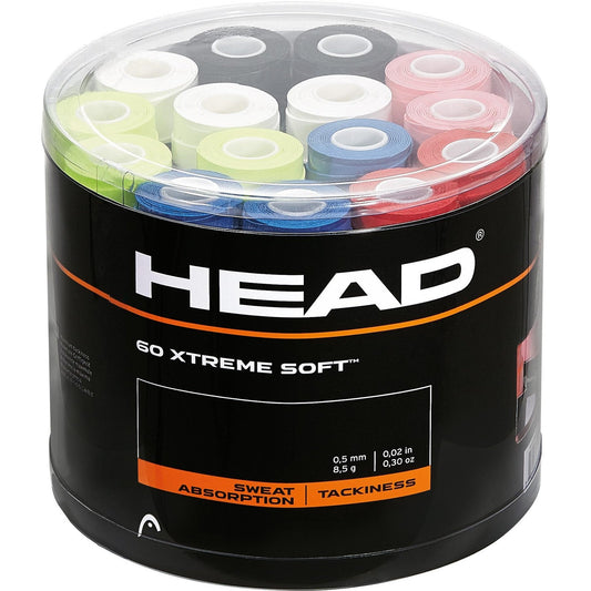 Head Xtreme Soft Overgrips – 60 Pack