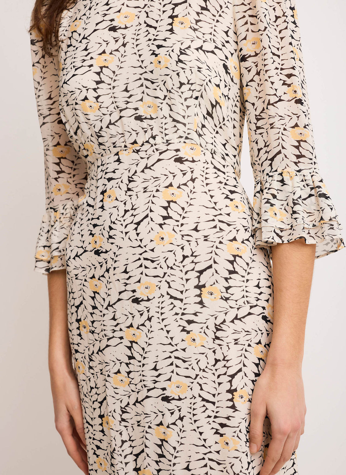 Midi Dress in Floral Print