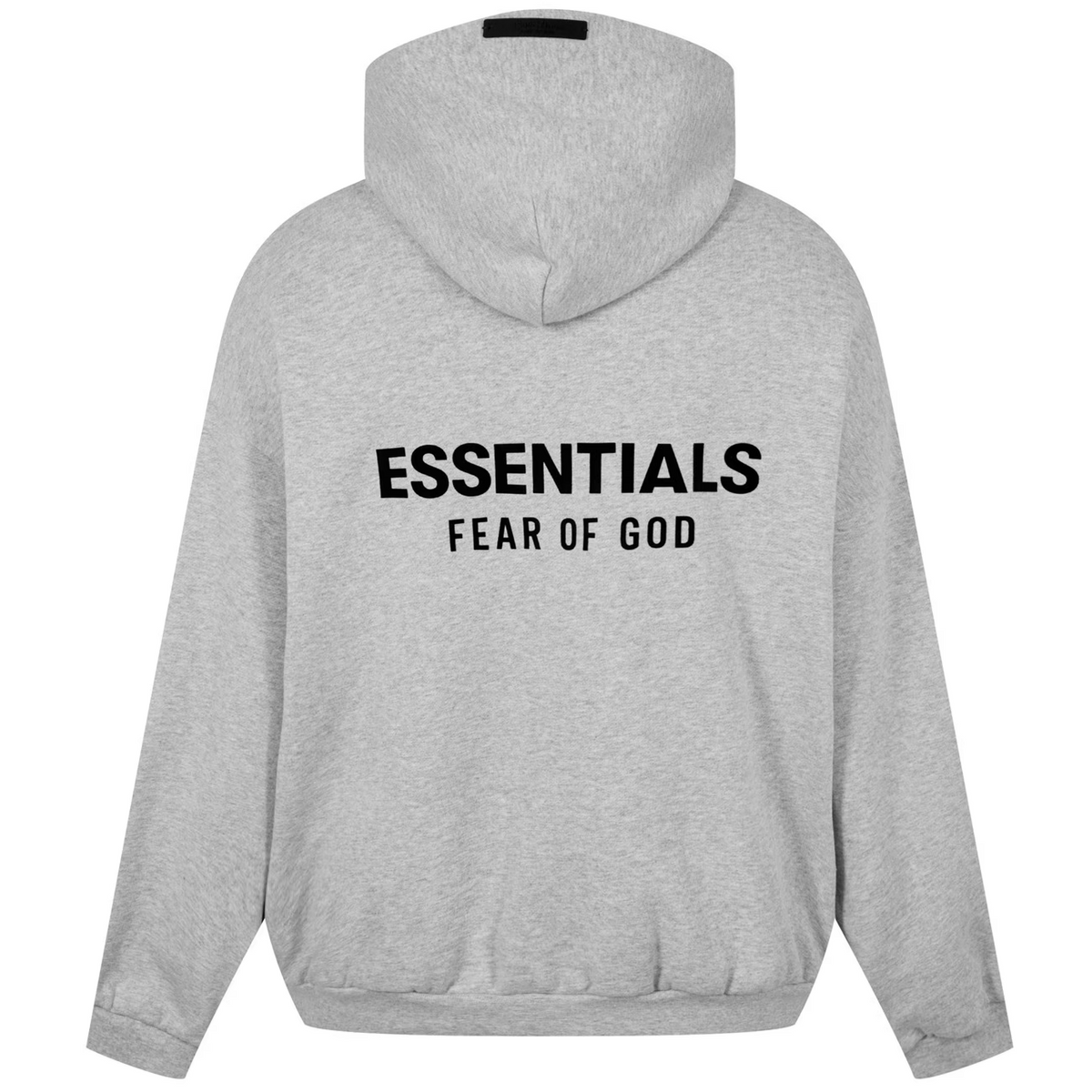 Fear of God Essentials Logo Over the Head Hoodie SS25 - Light Heather