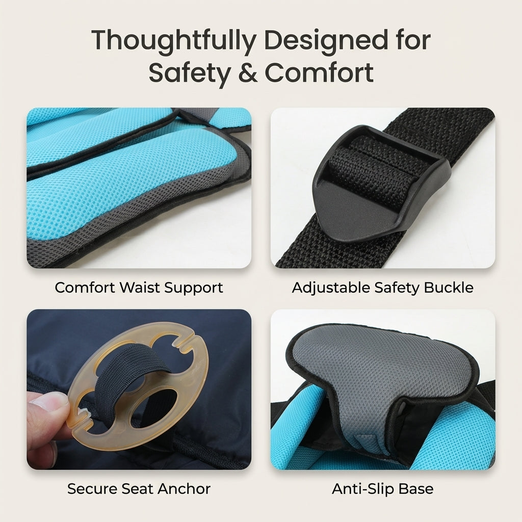 Portable Folding Baby Car Booster Seat | Premium Quality