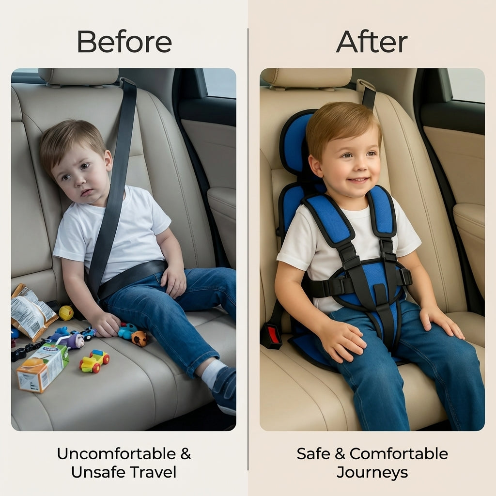 Portable Folding Baby Car Booster Seat | Premium Quality