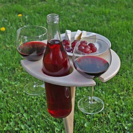 Collapsible Outdoor Drink Table Compact Picnic Holder | Premium Quality